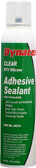 Adhesivo/Sellador de Silicona Transparente